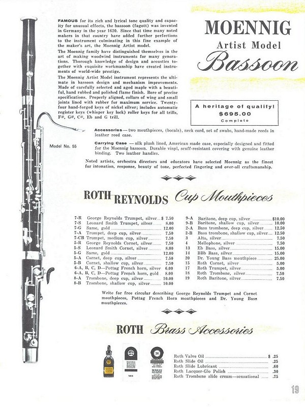 Reynolds Trumpet and mouthpiece sizes? View topic Trumpet Herald forum